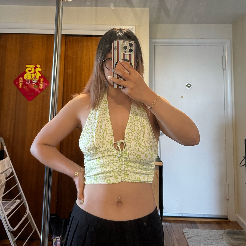 Cute halter tank top
